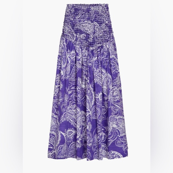 NWT MARA HOFFMAN NICOLE SKIRT - PURPLE MULTI - Picture 1 of 12